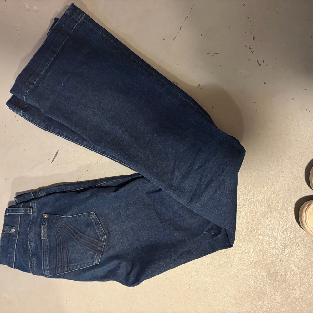 7 For All Mankind Dark Blue Trouser